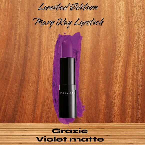 Grazie, Violet Matte Lipstick - Limited Edition Mary Kay - Discontinued - Picture 1 of 11